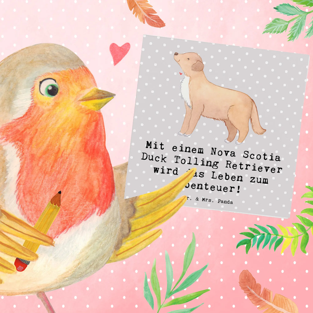 Deluxe Karte Nova Scotia Duck Abenteuer Karte, Grußkarte, Geburtstagskarte, Einladungskarte, Klappkarte, Glückwunschkarte, Hochzeitskarte, Hochwertige Grußkarte, Hochwertige Klappkarte, Hund, Hunderasse, Rassehund, Hundebesitzer, Geschenk, Tierfreund, Schenken, Welpe