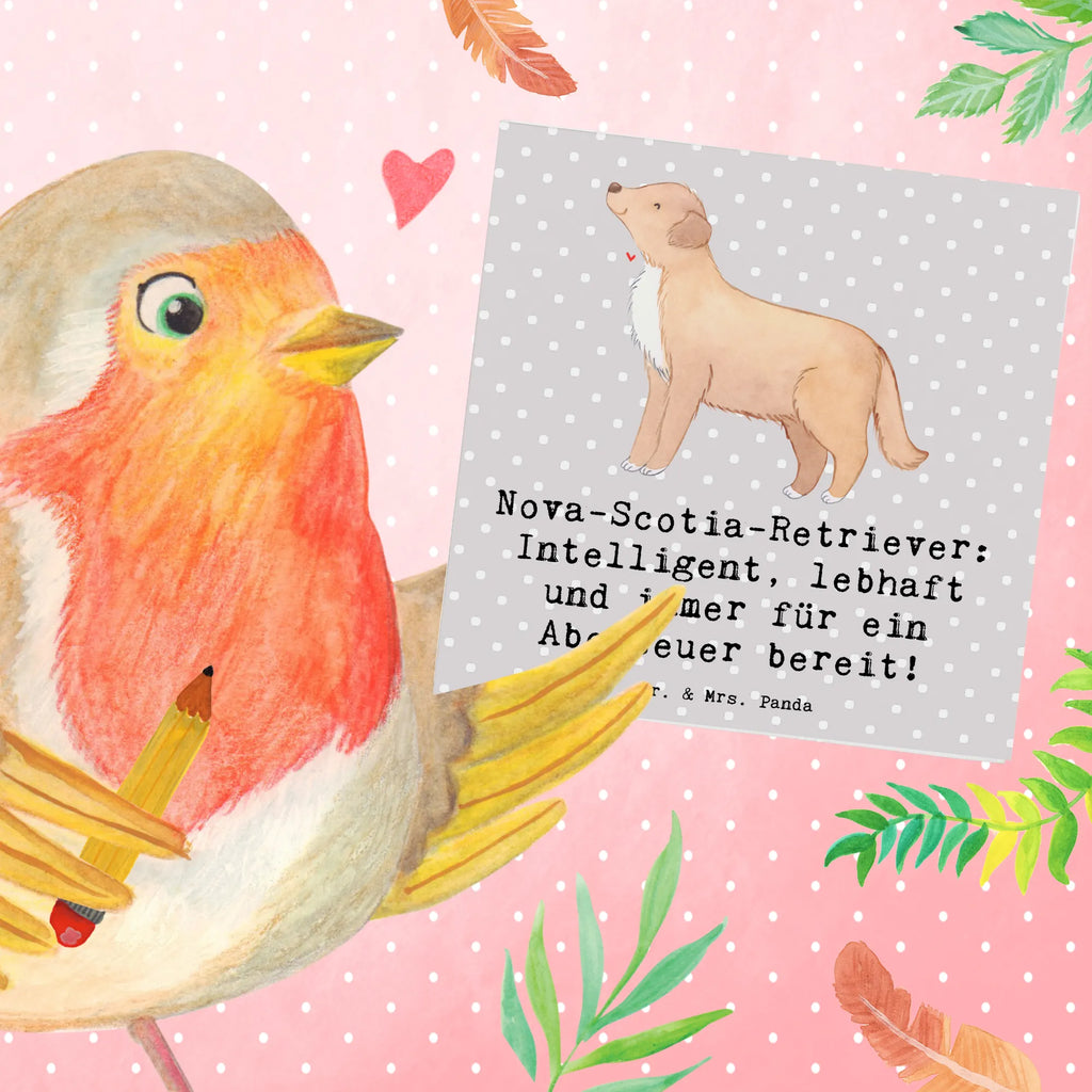 Deluxe Karte Nova Scotia Duck Hochzeitskarte, Karte, Geburtstagskarte, Einladungskarte, Hochwertige Grußkarte, Klappkarte, Hochwertige Klappkarte, Grußkarte, Glückwunschkarte, Hund, Hunderasse, Rassehund, Hundebesitzer, Geschenk, Tierfreund, Schenken, Welpe