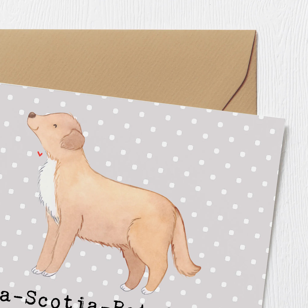 Deluxe Karte Nova Scotia Duck Hochzeitskarte, Karte, Geburtstagskarte, Einladungskarte, Hochwertige Grußkarte, Klappkarte, Hochwertige Klappkarte, Grußkarte, Glückwunschkarte, Hund, Hunderasse, Rassehund, Hundebesitzer, Geschenk, Tierfreund, Schenken, Welpe