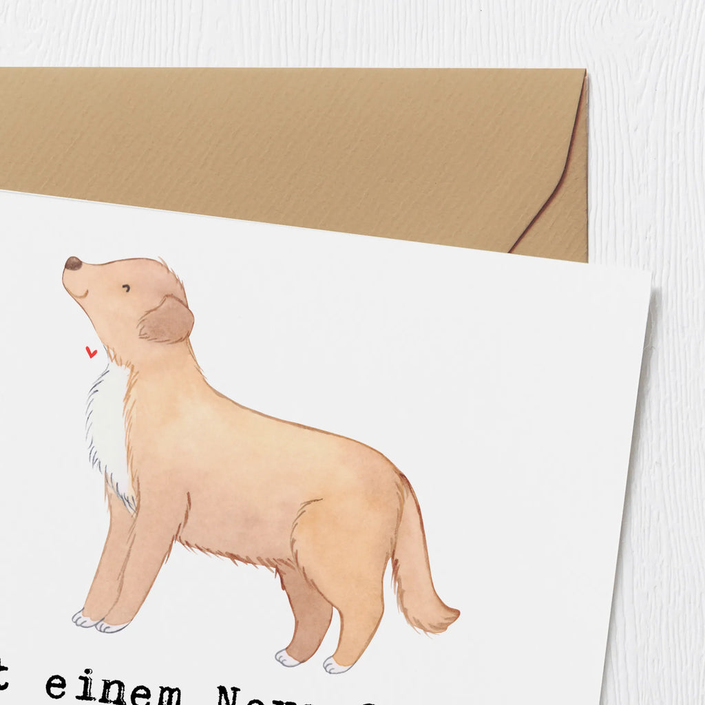 Deluxe Karte Nova Scotia Duck Abenteuer Karte, Grußkarte, Geburtstagskarte, Einladungskarte, Klappkarte, Glückwunschkarte, Hochzeitskarte, Hochwertige Grußkarte, Hochwertige Klappkarte, Hund, Hunderasse, Rassehund, Hundebesitzer, Geschenk, Tierfreund, Schenken, Welpe