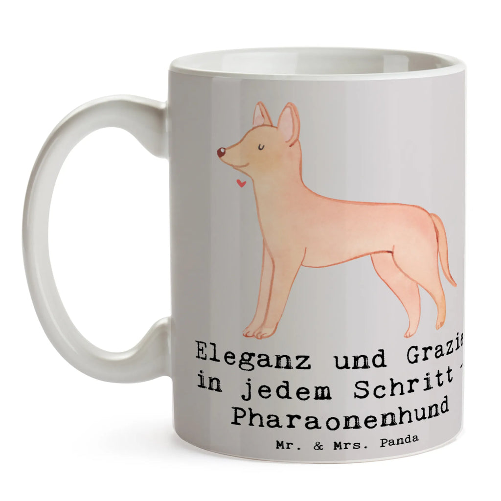 Mug Eleganz und Grazie in jedem Schritt - Pharaonenhund Tasse mit Zitaten, Geschenktasse, Bürotasse, Tasse mit Motiven, Kaffeetasse, Teetasse, Tasse, Keramiktasse, Porzellantasse, Hund, Hunderasse, Rassehund, Hundebesitzer, Geschenk, Tierfreund, Schenken, Welpe