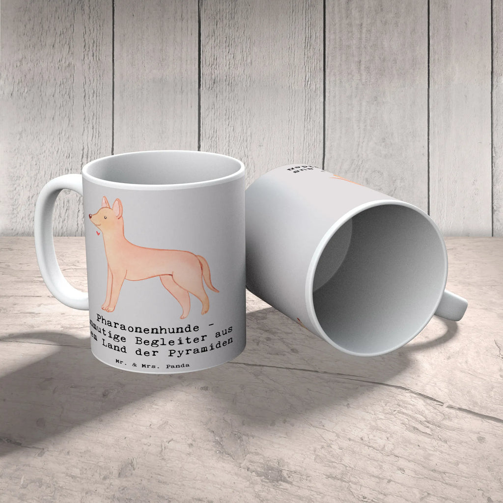 Mug Pharaonenhunde - Anmutige Begleiter aus dem Land der Pyramiden Teetasse, Kaffeetasse, Geschenktasse, Tasse, Porzellantasse, Keramiktasse, Tasse mit Zitaten, Bürotasse, Tasse mit Motiven, Hund, Hunderasse, Rassehund, Hundebesitzer, Geschenk, Tierfreund, Schenken, Welpe