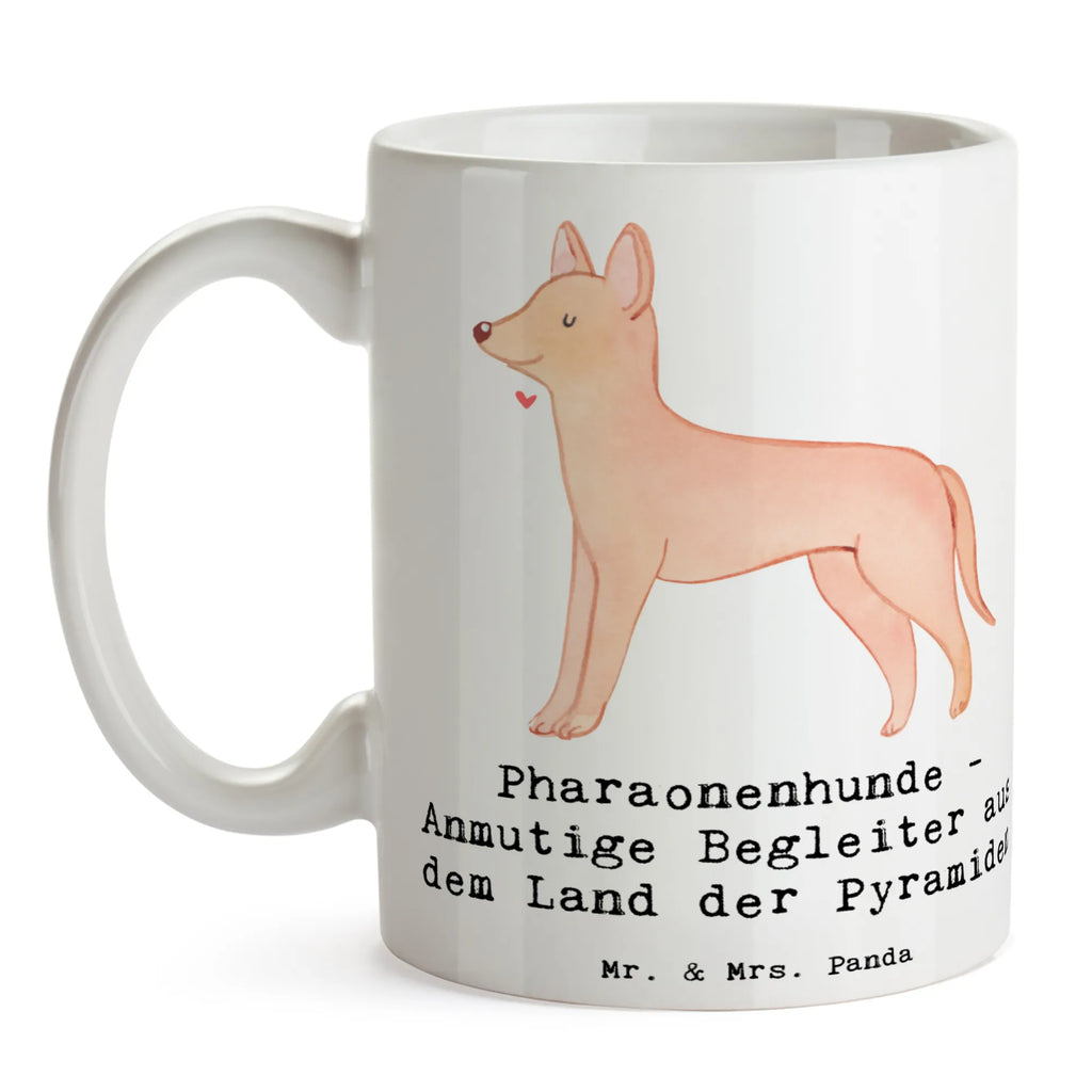 Mug Pharaonenhunde - Anmutige Begleiter aus dem Land der Pyramiden Teetasse, Kaffeetasse, Geschenktasse, Tasse, Porzellantasse, Keramiktasse, Tasse mit Zitaten, Bürotasse, Tasse mit Motiven, Hund, Hunderasse, Rassehund, Hundebesitzer, Geschenk, Tierfreund, Schenken, Welpe
