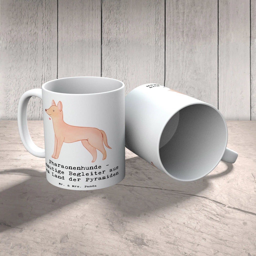 Mug Pharaonenhunde - Anmutige Begleiter aus dem Land der Pyramiden Teetasse, Kaffeetasse, Geschenktasse, Tasse, Porzellantasse, Keramiktasse, Tasse mit Zitaten, Bürotasse, Tasse mit Motiven, Hund, Hunderasse, Rassehund, Hundebesitzer, Geschenk, Tierfreund, Schenken, Welpe