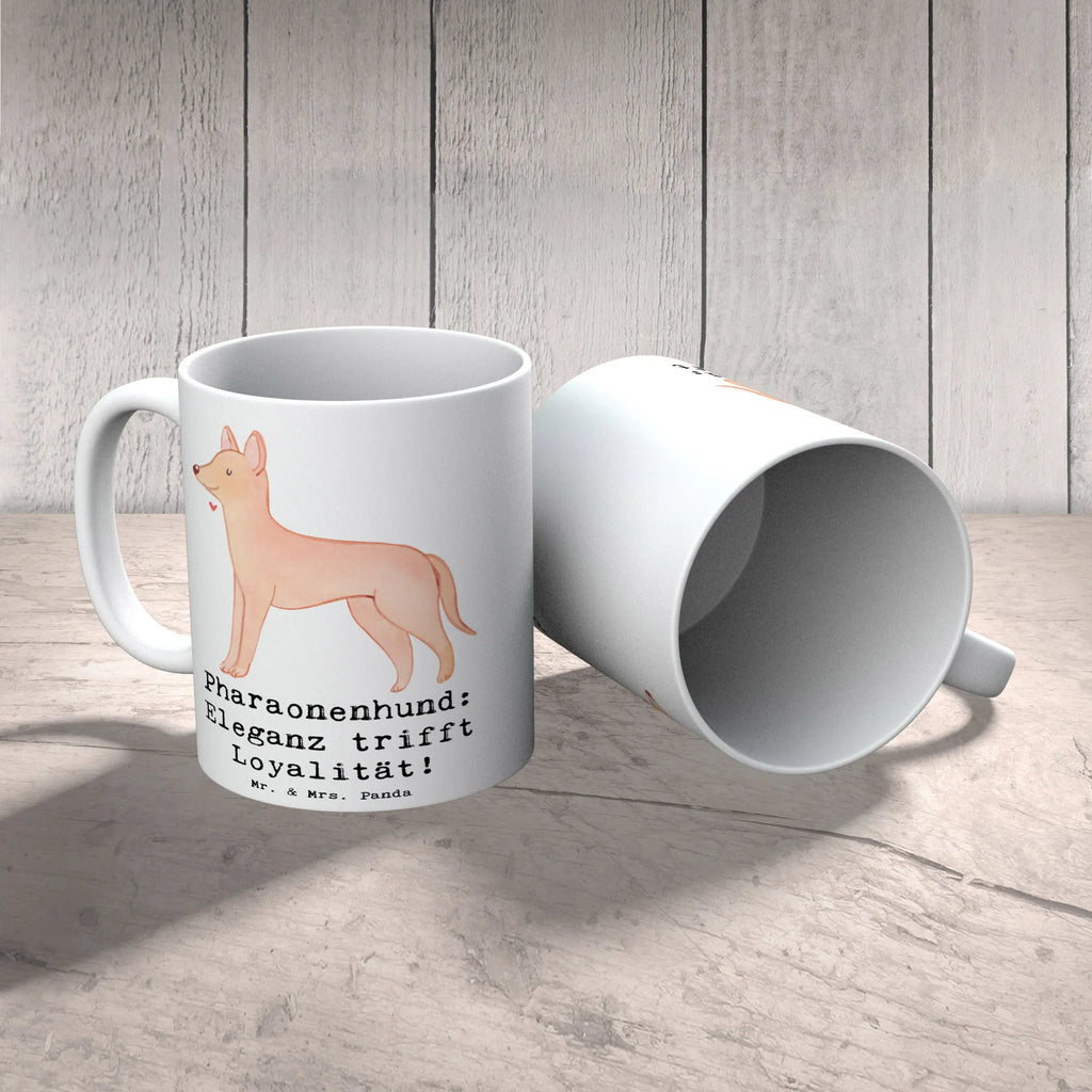 Tasse Pharaonenhund Eleganz Tasse mit Motiven, Kaffeetasse, Tasse mit Zitaten, Bürotasse, Keramiktasse, Teetasse, Porzellantasse, Geschenktasse, Tasse, Hund, Hunderasse, Rassehund, Hundebesitzer, Geschenk, Tierfreund, Schenken, Welpe