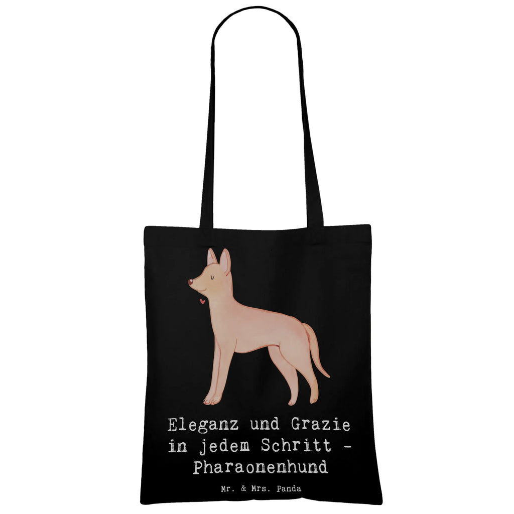Tote bag Eleganz und Grazie in jedem Schritt - Pharaonenhund Laptoptasche, Tasche, Beuteltasche, Jutetasche, Stoffbeutel, Jutebeutel, Einkaufstüte, Strandtasche, Tragetasche, Badetasche, Einkaufstasche, Stofftasche, Schultertasche, Shopper, Umhängetasche, Beutel, Hund, Hunderasse, Rassehund, Hundebesitzer, Geschenk, Tierfreund, Schenken, Welpe