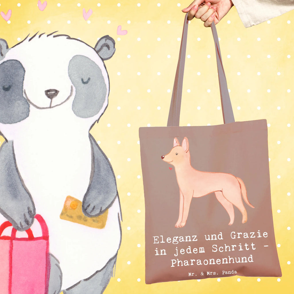 Tote bag Eleganz und Grazie in jedem Schritt - Pharaonenhund Laptoptasche, Tasche, Beuteltasche, Jutetasche, Stoffbeutel, Jutebeutel, Einkaufstüte, Strandtasche, Tragetasche, Badetasche, Einkaufstasche, Stofftasche, Schultertasche, Shopper, Umhängetasche, Beutel, Hund, Hunderasse, Rassehund, Hundebesitzer, Geschenk, Tierfreund, Schenken, Welpe