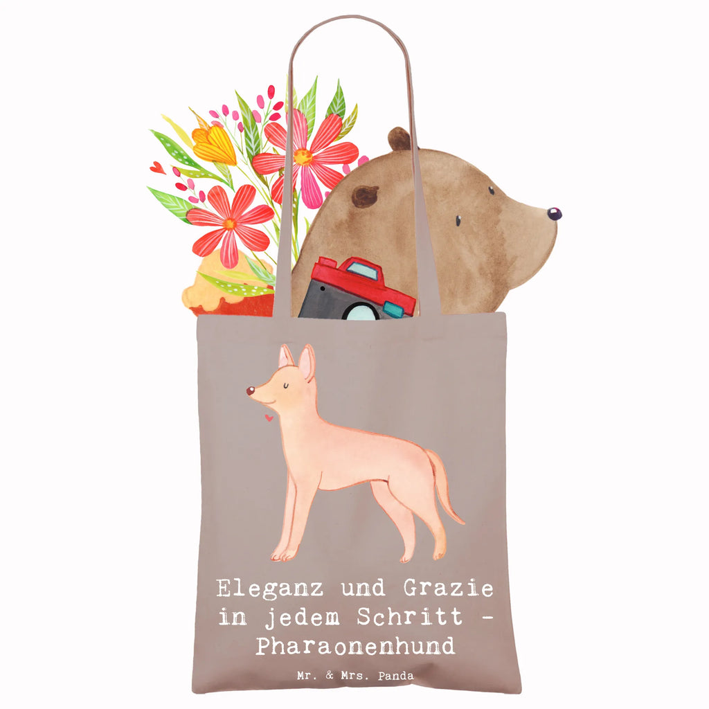 Tote bag Eleganz und Grazie in jedem Schritt - Pharaonenhund Laptoptasche, Tasche, Beuteltasche, Jutetasche, Stoffbeutel, Jutebeutel, Einkaufstüte, Strandtasche, Tragetasche, Badetasche, Einkaufstasche, Stofftasche, Schultertasche, Shopper, Umhängetasche, Beutel, Hund, Hunderasse, Rassehund, Hundebesitzer, Geschenk, Tierfreund, Schenken, Welpe