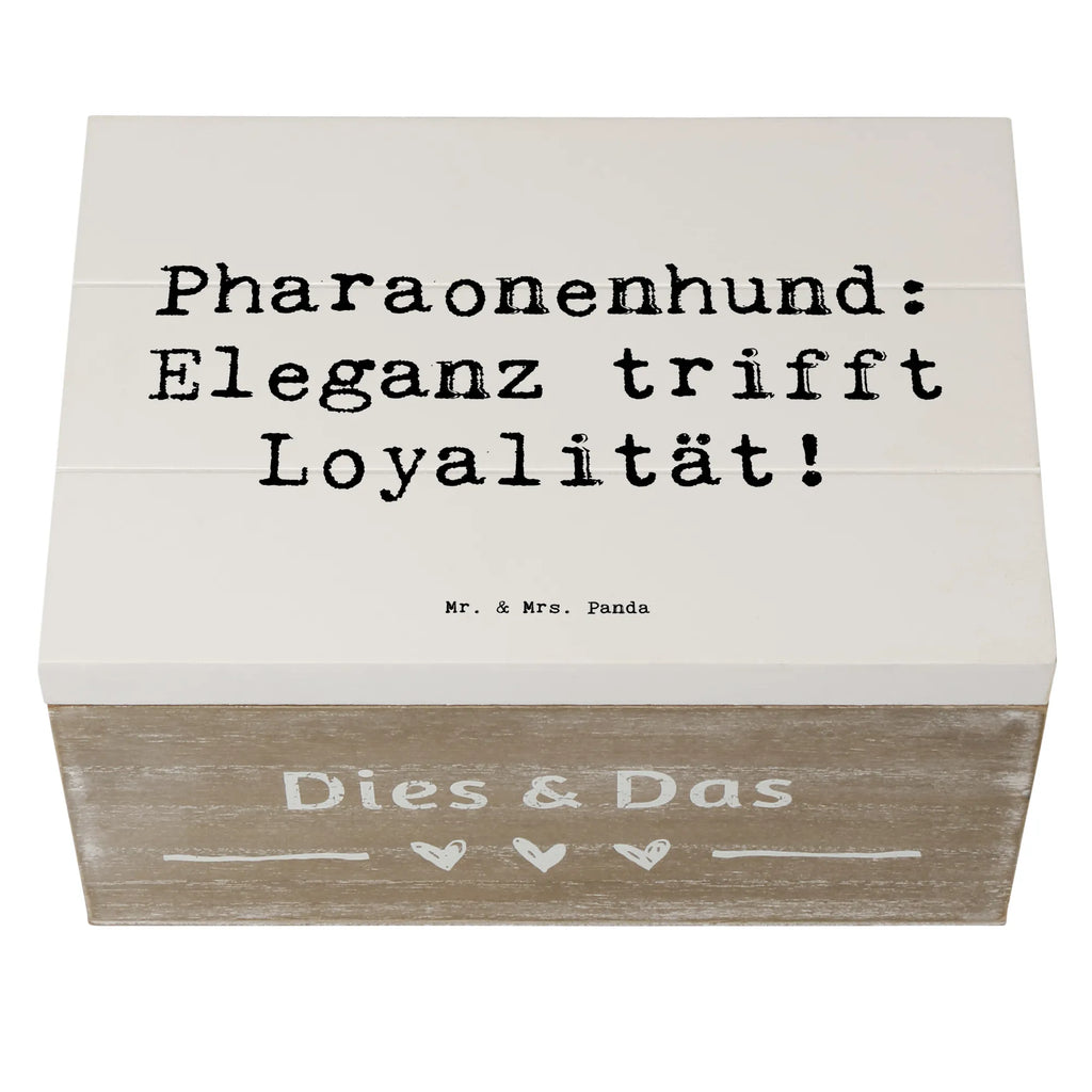 Holzkiste Spruch Pharaonenhund Eleganz Schatzkiste, Truhe, Dekokiste, Geschenkdose, Erinnerungskiste, Erinnerungsbox, Holzkiste, Kiste, Aufbewahrungsbox, XXL, Geschenkbox, Schatulle, Hund, Hunderasse, Rassehund, Hundebesitzer, Geschenk, Tierfreund, Schenken, Welpe