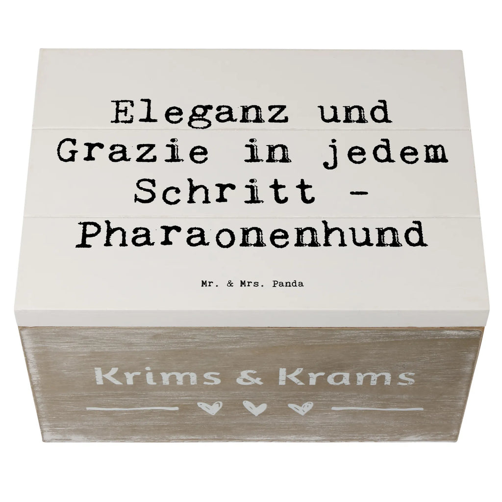 Holzkiste Spruch Eleganter Pharaonenhund Geschenkdose, XXL, Truhe, Schatzkiste, Kiste, Schatulle, Geschenkbox, Dekokiste, Erinnerungsbox, Erinnerungskiste, Aufbewahrungsbox, Holzkiste, Hund, Hunderasse, Rassehund, Hundebesitzer, Geschenk, Tierfreund, Schenken, Welpe