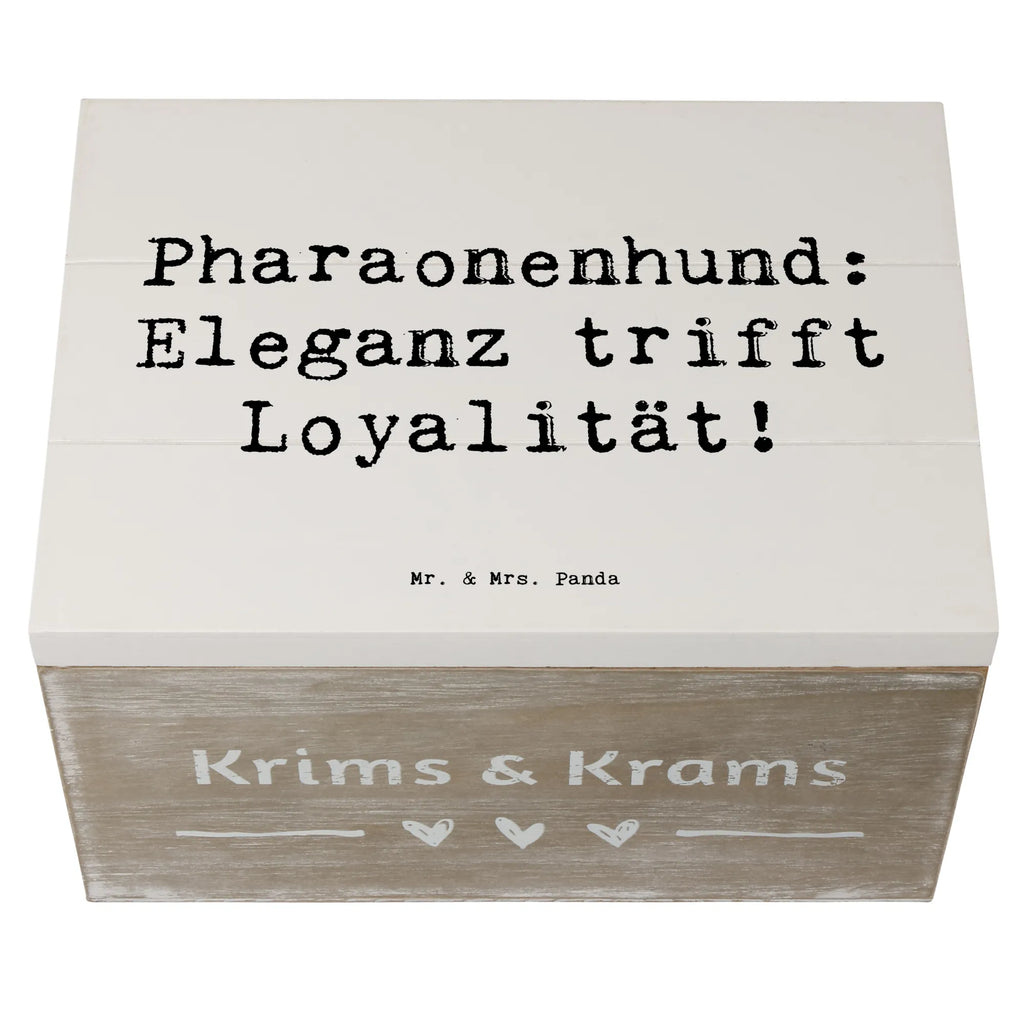 Holzkiste Spruch Pharaonenhund Eleganz Schatzkiste, Truhe, Dekokiste, Geschenkdose, Erinnerungskiste, Erinnerungsbox, Holzkiste, Kiste, Aufbewahrungsbox, XXL, Geschenkbox, Schatulle, Hund, Hunderasse, Rassehund, Hundebesitzer, Geschenk, Tierfreund, Schenken, Welpe
