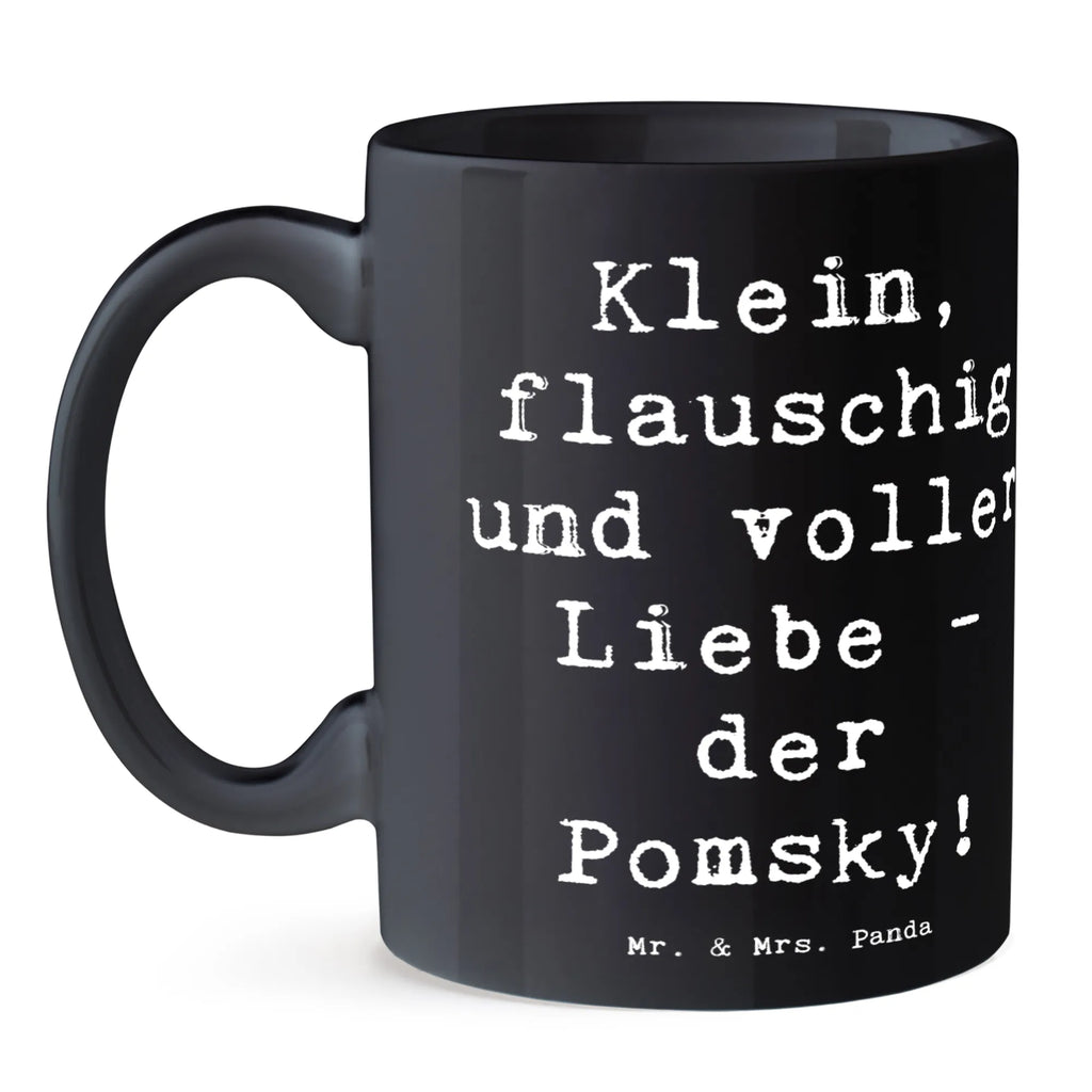 Tasse Spruch Flauschiger Pomsky Kaffeetasse, Porzellantasse, Keramiktasse, Tasse mit Zitaten, Bürotasse, Tasse, Tasse mit Motiven, Geschenktasse, Teetasse, Hund, Hunderasse, Rassehund, Hundebesitzer, Geschenk, Tierfreund, Schenken, Welpe