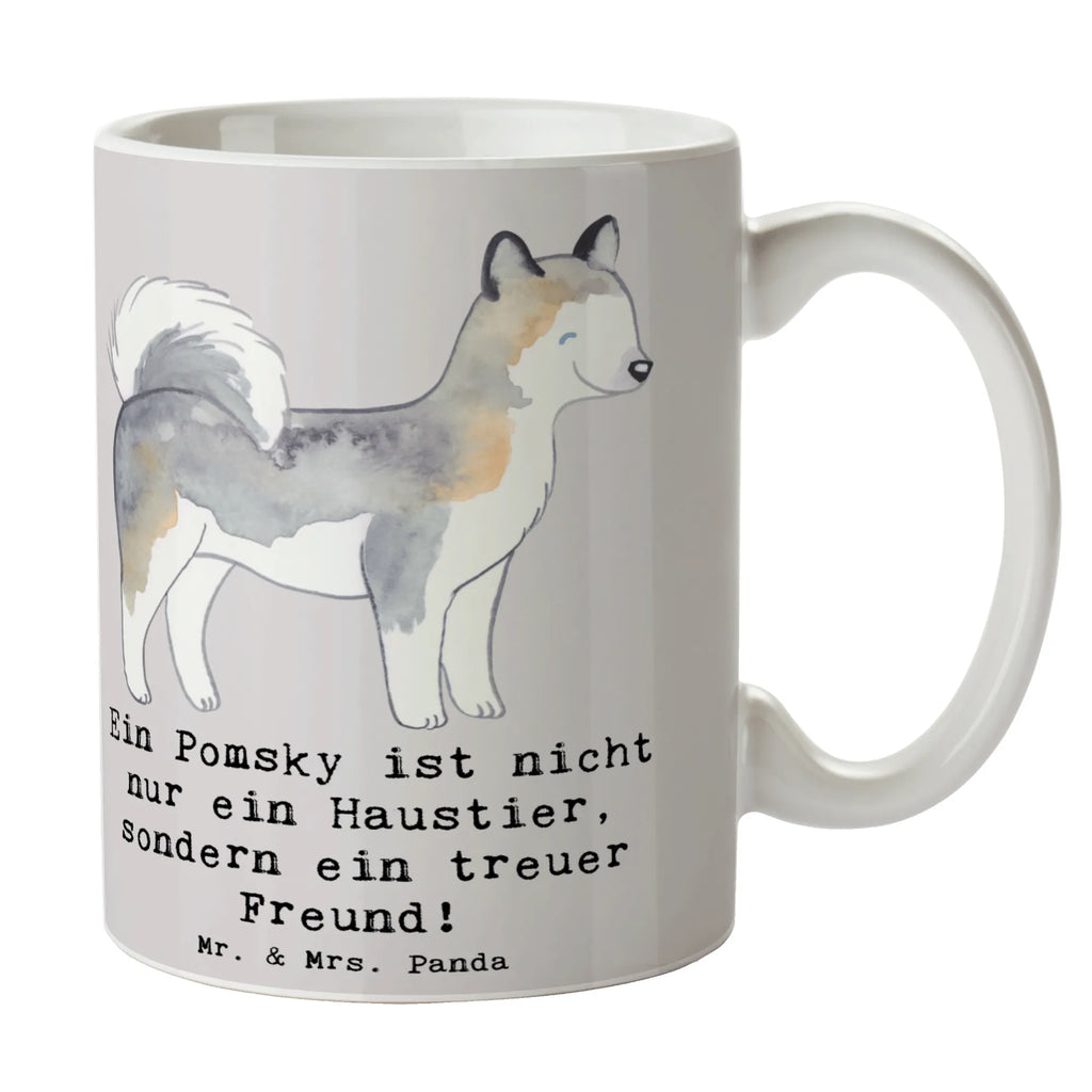 Tasse Pomsky Freund Geschenktasse, Keramiktasse, Teetasse, Kaffeetasse, Tasse mit Motiven, Bürotasse, Tasse mit Zitaten, Porzellantasse, Tasse, Hund, Hunderasse, Rassehund, Hundebesitzer, Geschenk, Tierfreund, Schenken, Welpe