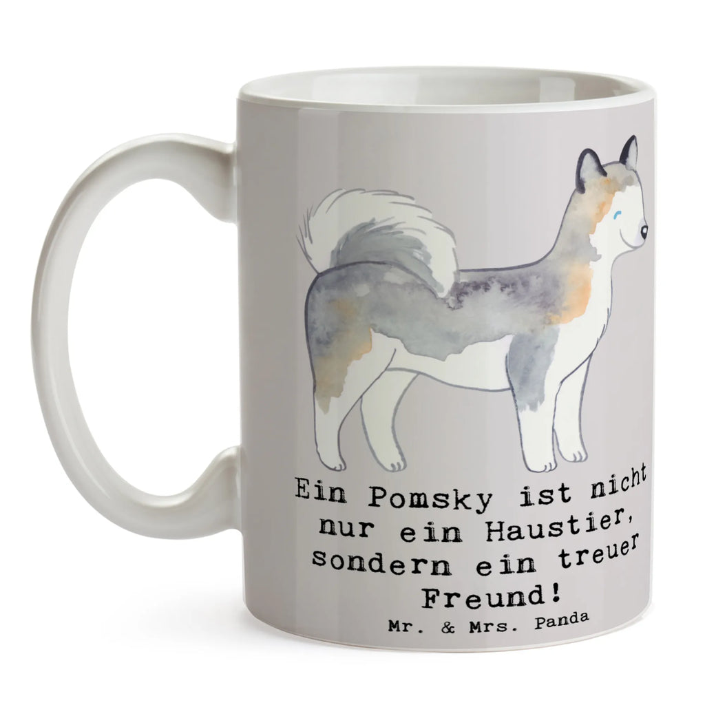 Tasse Pomsky Freund Geschenktasse, Keramiktasse, Teetasse, Kaffeetasse, Tasse mit Motiven, Bürotasse, Tasse mit Zitaten, Porzellantasse, Tasse, Hund, Hunderasse, Rassehund, Hundebesitzer, Geschenk, Tierfreund, Schenken, Welpe
