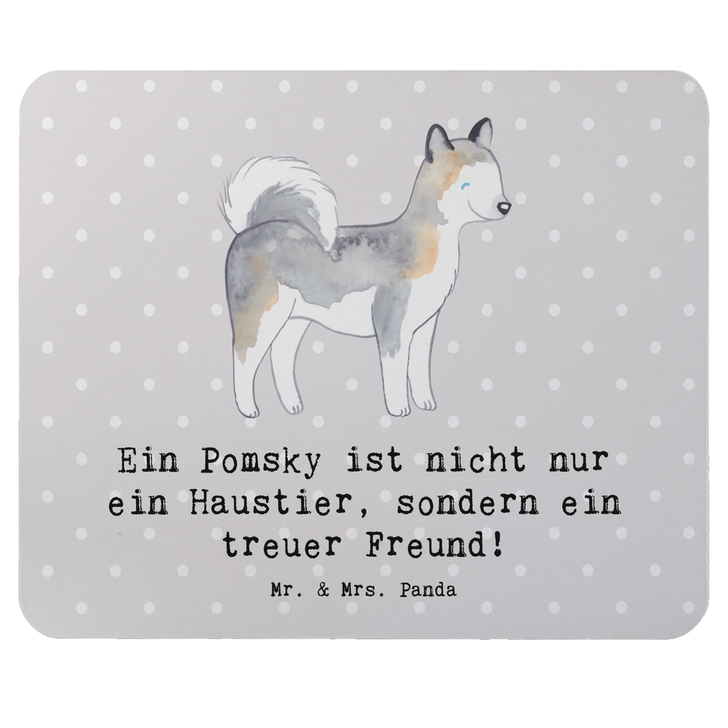 Mouse mat Ein Pomsky ist nicht nur ein Haustier, sondern ein treuer Freund! Arbeitszimmer, Mauspad Büro, Computer zubehör, Büroausstattung, PC Zubehör, Mousepad, Mausunterlage, Mauspad, Designer Mauspad, Einzigartiges Mauspad, Hund, Hunderasse, Rassehund, Hundebesitzer, Geschenk, Tierfreund, Schenken, Welpe