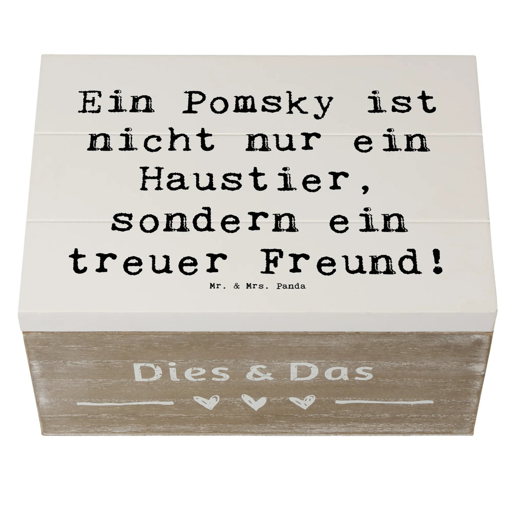 Holzkiste Spruch Pomsky Freund Geschenkdose, Dekokiste, Aufbewahrungsbox, XXL, Erinnerungskiste, Erinnerungsbox, Schatzkiste, Geschenkbox, Kiste, Truhe, Holzkiste, Schatulle, Hund, Hunderasse, Rassehund, Hundebesitzer, Geschenk, Tierfreund, Schenken, Welpe