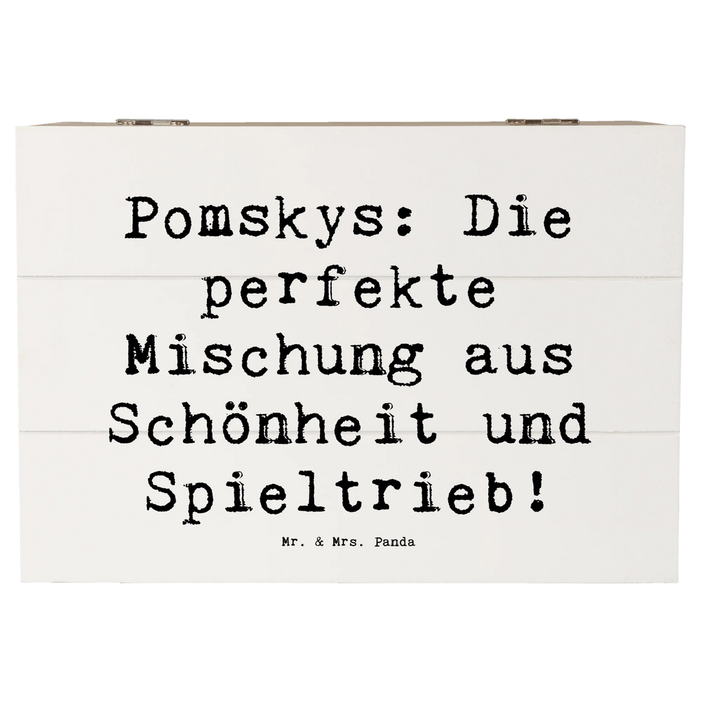 Holzkiste Spruch Pomsky Perfektion Schatzkiste, Holzkiste, XXL, Aufbewahrungsbox, Truhe, Geschenkdose, Kiste, Erinnerungskiste, Erinnerungsbox, Schatulle, Geschenkbox, Dekokiste, Hund, Hunderasse, Rassehund, Hundebesitzer, Geschenk, Tierfreund, Schenken, Welpe