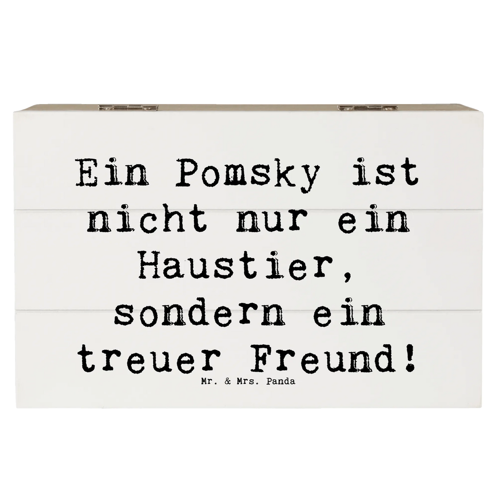 Holzkiste Spruch Pomsky Freund Geschenkdose, Dekokiste, Aufbewahrungsbox, XXL, Erinnerungskiste, Erinnerungsbox, Schatzkiste, Geschenkbox, Kiste, Truhe, Holzkiste, Schatulle, Hund, Hunderasse, Rassehund, Hundebesitzer, Geschenk, Tierfreund, Schenken, Welpe