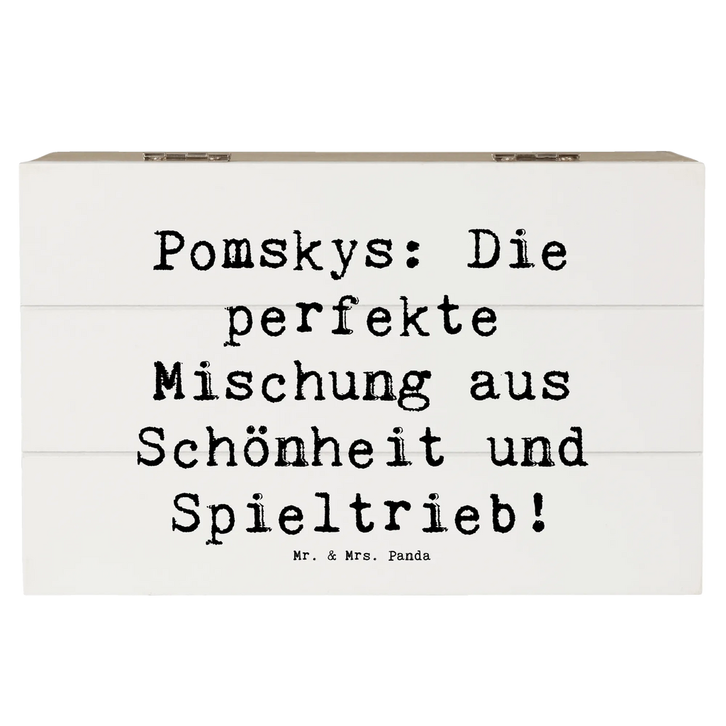 Holzkiste Spruch Pomsky Perfektion Schatzkiste, Holzkiste, XXL, Aufbewahrungsbox, Truhe, Geschenkdose, Kiste, Erinnerungskiste, Erinnerungsbox, Schatulle, Geschenkbox, Dekokiste, Hund, Hunderasse, Rassehund, Hundebesitzer, Geschenk, Tierfreund, Schenken, Welpe