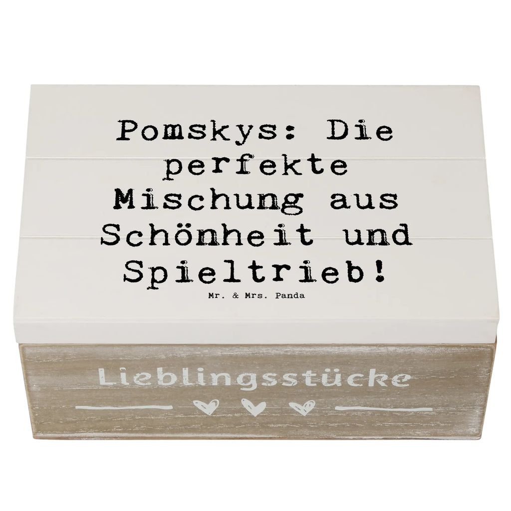 Holzkiste Spruch Pomsky Perfektion Schatzkiste, Holzkiste, XXL, Aufbewahrungsbox, Truhe, Geschenkdose, Kiste, Erinnerungskiste, Erinnerungsbox, Schatulle, Geschenkbox, Dekokiste, Hund, Hunderasse, Rassehund, Hundebesitzer, Geschenk, Tierfreund, Schenken, Welpe