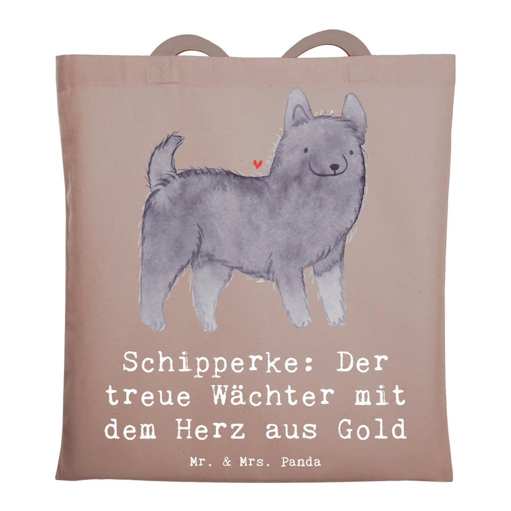 Tote bag Schipperke: Der treue Wächter mit dem Herz aus Gold Tragetasche, Einkaufstasche, Stofftasche, Beutel, Jutebeutel, Laptoptasche, Stoffbeutel, Tasche, Einkaufstüte, Shopper, Jutetasche, Strandtasche, Beuteltasche, Badetasche, Umhängetasche, Schultertasche, Hund, Hunderasse, Rassehund, Hundebesitzer, Geschenk, Tierfreund, Schenken, Welpe