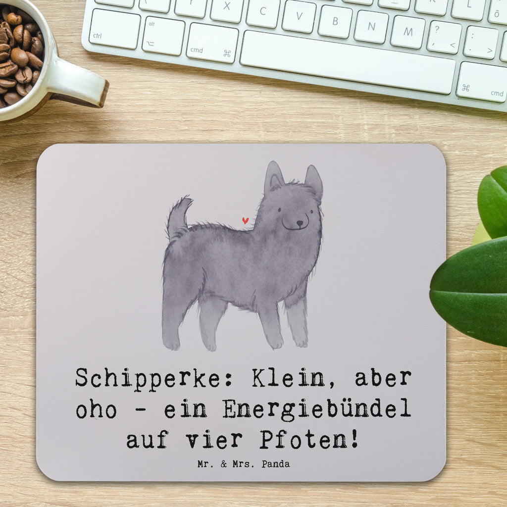 Mouse mat Schipperke: Klein, aber oho - ein Energiebündel auf vier Pfoten! Mauspad, Computer zubehör, Designer Mauspad, Mausunterlage, Mousepad, Mauspad Büro, PC Zubehör, Einzigartiges Mauspad, Büroausstattung, Arbeitszimmer, Hund, Hunderasse, Rassehund, Hundebesitzer, Geschenk, Tierfreund, Schenken, Welpe