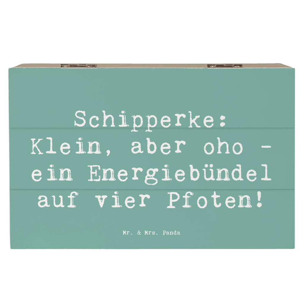 Holzkiste Spruch Schipperke Energie Erinnerungsbox, Erinnerungskiste, Dekokiste, Truhe, Schatzkiste, XXL, Schatulle, Geschenkdose, Geschenkbox, Aufbewahrungsbox, Kiste, Holzkiste, Hund, Hunderasse, Rassehund, Hundebesitzer, Geschenk, Tierfreund, Schenken, Welpe