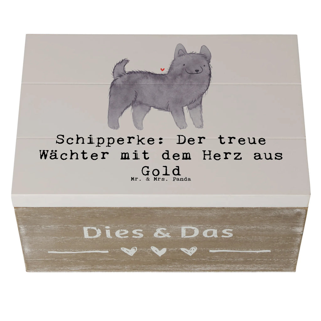 Holzkiste Schipperke Wächterherz Holzkiste, Aufbewahrungsbox, XXL, Geschenkdose, Geschenkbox, Dekokiste, Erinnerungsbox, Truhe, Kiste, Erinnerungskiste, Schatzkiste, Schatulle, Hund, Hunderasse, Rassehund, Hundebesitzer, Geschenk, Tierfreund, Schenken, Welpe