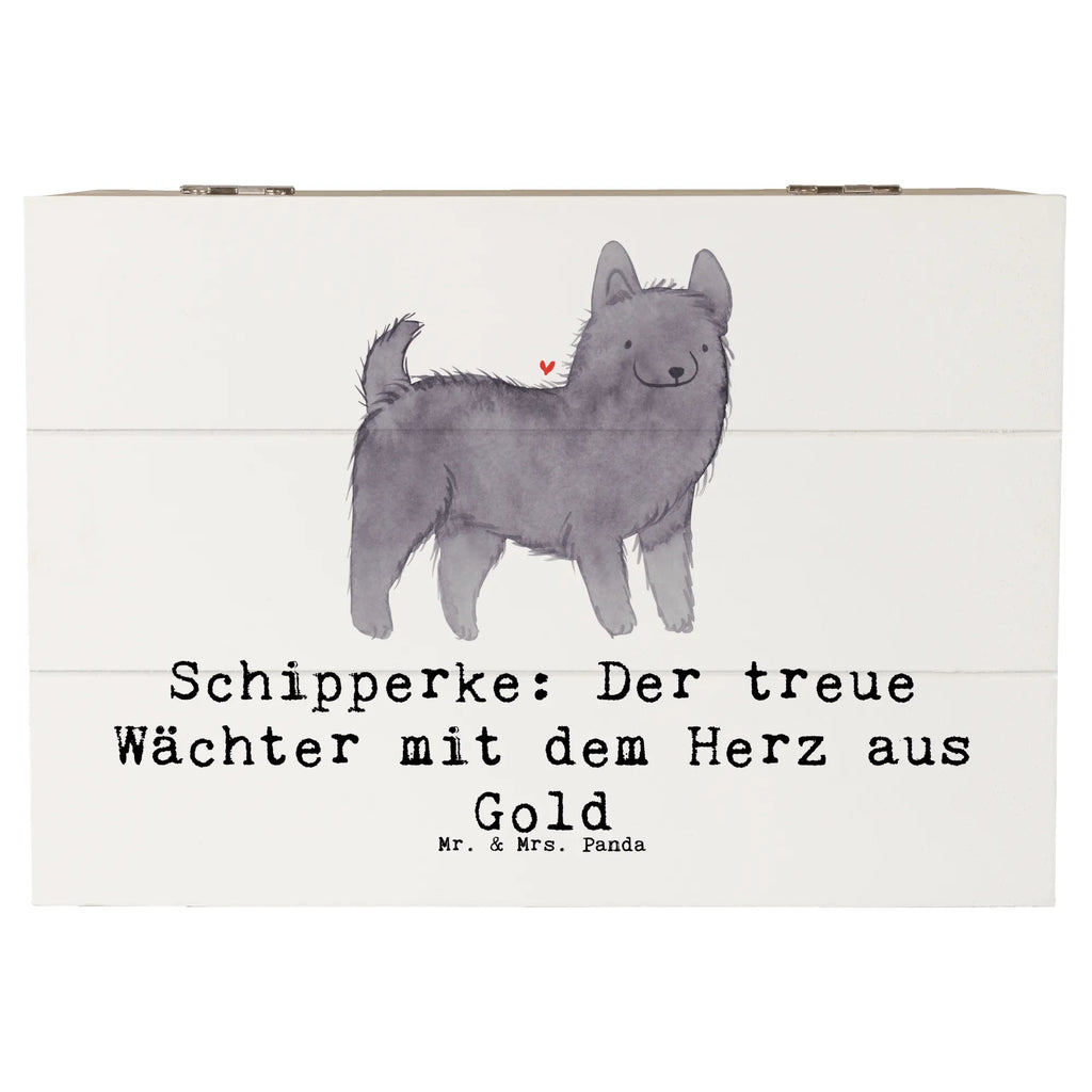 Holzkiste Schipperke Wächterherz Holzkiste, Aufbewahrungsbox, XXL, Geschenkdose, Geschenkbox, Dekokiste, Erinnerungsbox, Truhe, Kiste, Erinnerungskiste, Schatzkiste, Schatulle, Hund, Hunderasse, Rassehund, Hundebesitzer, Geschenk, Tierfreund, Schenken, Welpe