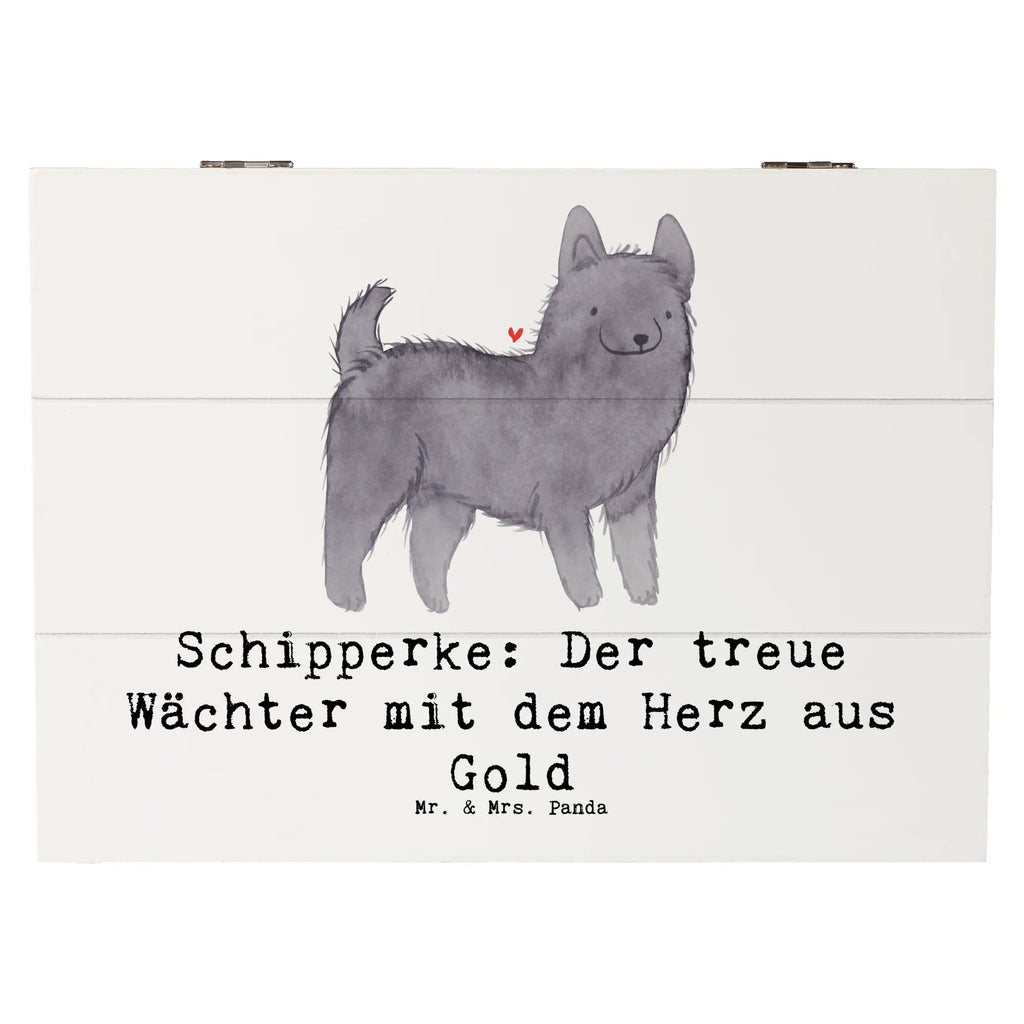 Holzkiste Schipperke Wächterherz Holzkiste, Aufbewahrungsbox, XXL, Geschenkdose, Geschenkbox, Dekokiste, Erinnerungsbox, Truhe, Kiste, Erinnerungskiste, Schatzkiste, Schatulle, Hund, Hunderasse, Rassehund, Hundebesitzer, Geschenk, Tierfreund, Schenken, Welpe