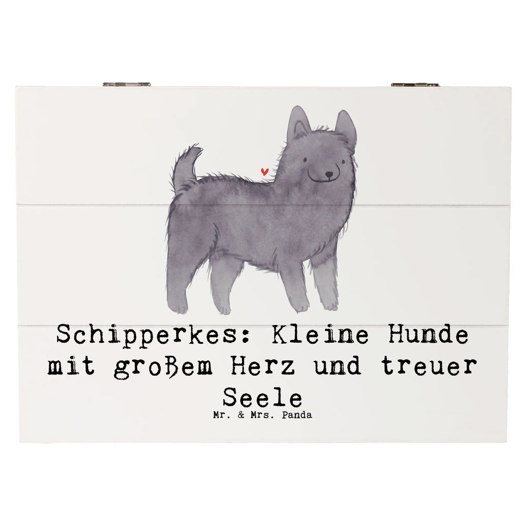 Holzkiste Schipperkes Herz Erinnerungsbox, Dekokiste, Geschenkbox, Truhe, Erinnerungskiste, Holzkiste, Geschenkdose, Schatzkiste, XXL, Kiste, Aufbewahrungsbox, Schatulle, Hund, Hunderasse, Rassehund, Hundebesitzer, Geschenk, Tierfreund, Schenken, Welpe