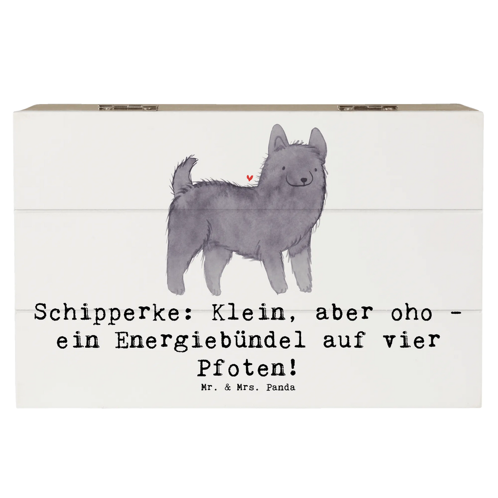 Wooden chest Schipperke: Klein, aber oho - ein Energiebündel auf vier Pfoten! Kiste, Holzkiste, Schatzkiste, Geschenkdose, Aufbewahrungsbox, Dekokiste, XXL, Erinnerungskiste, Truhe, Schatulle, Erinnerungsbox, Geschenkbox, Hund, Hunderasse, Rassehund, Hundebesitzer, Geschenk, Tierfreund, Schenken, Welpe