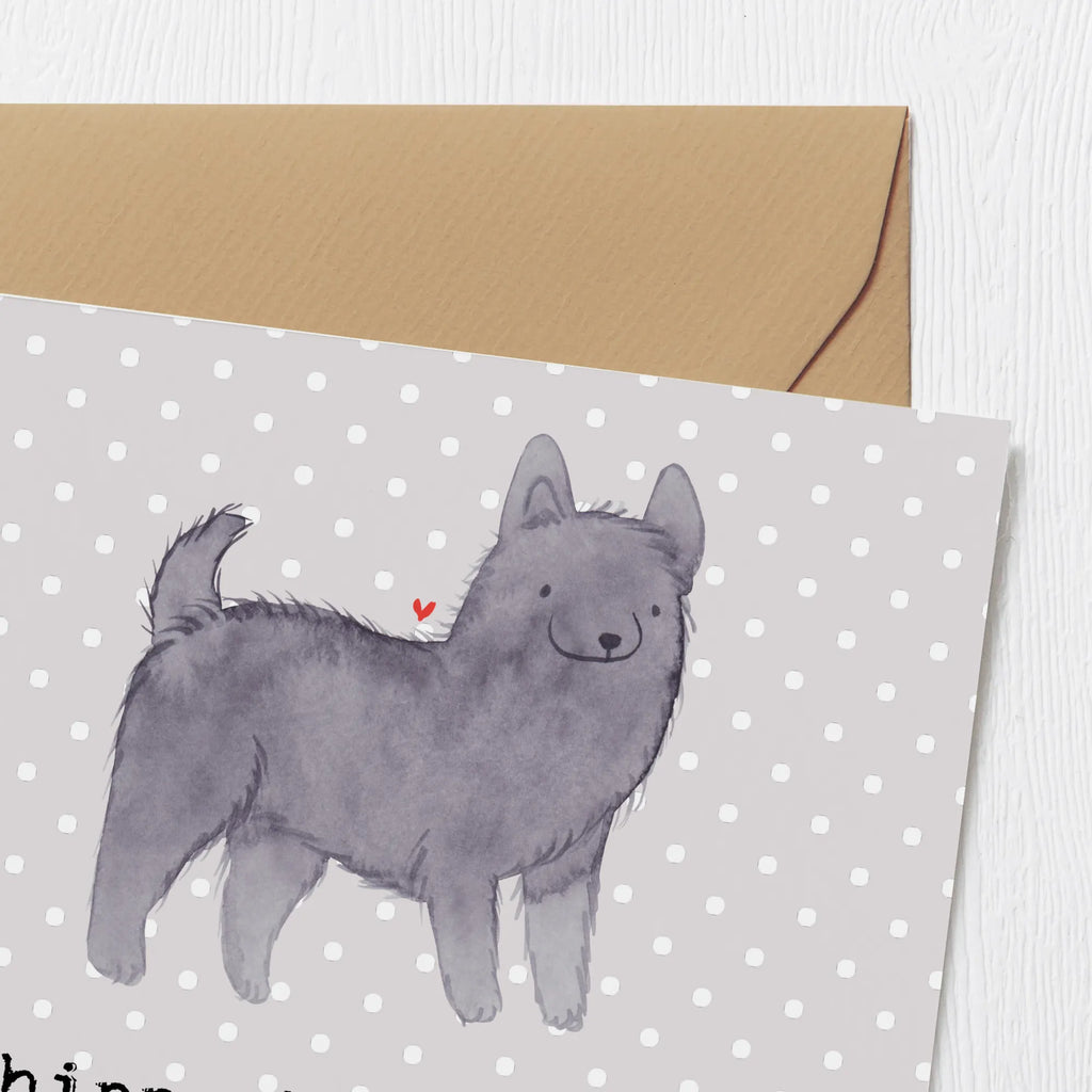 Deluxe Card Schipperkes: Kleine Hunde mit großem Herz und treuer Seele Geburtstagskarte, Einladungskarte, Grußkarte, Klappkarte, Glückwunschkarte, Hochwertige Grußkarte, Karte, Hochwertige Klappkarte, Hochzeitskarte, Hund, Hunderasse, Rassehund, Hundebesitzer, Geschenk, Tierfreund, Schenken, Welpe