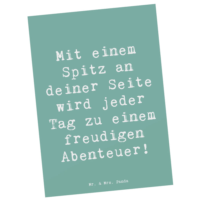 Postkarte Spruch Freudiger Spitz