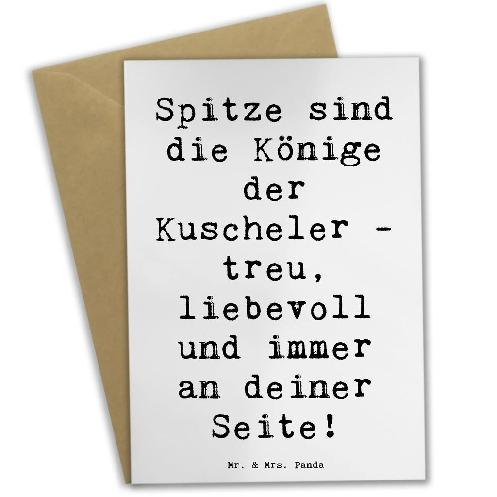 Grußkarte Spruch Spitz König Ansichtskarten, Einladungskarte, Glückwunschkarte, Geburtstagskarte, Grußkarte, Karte, Klappkarte, Hochzeitskarte, Hund, Hunderasse, Rassehund, Hundebesitzer, Geschenk, Tierfreund, Schenken, Welpe