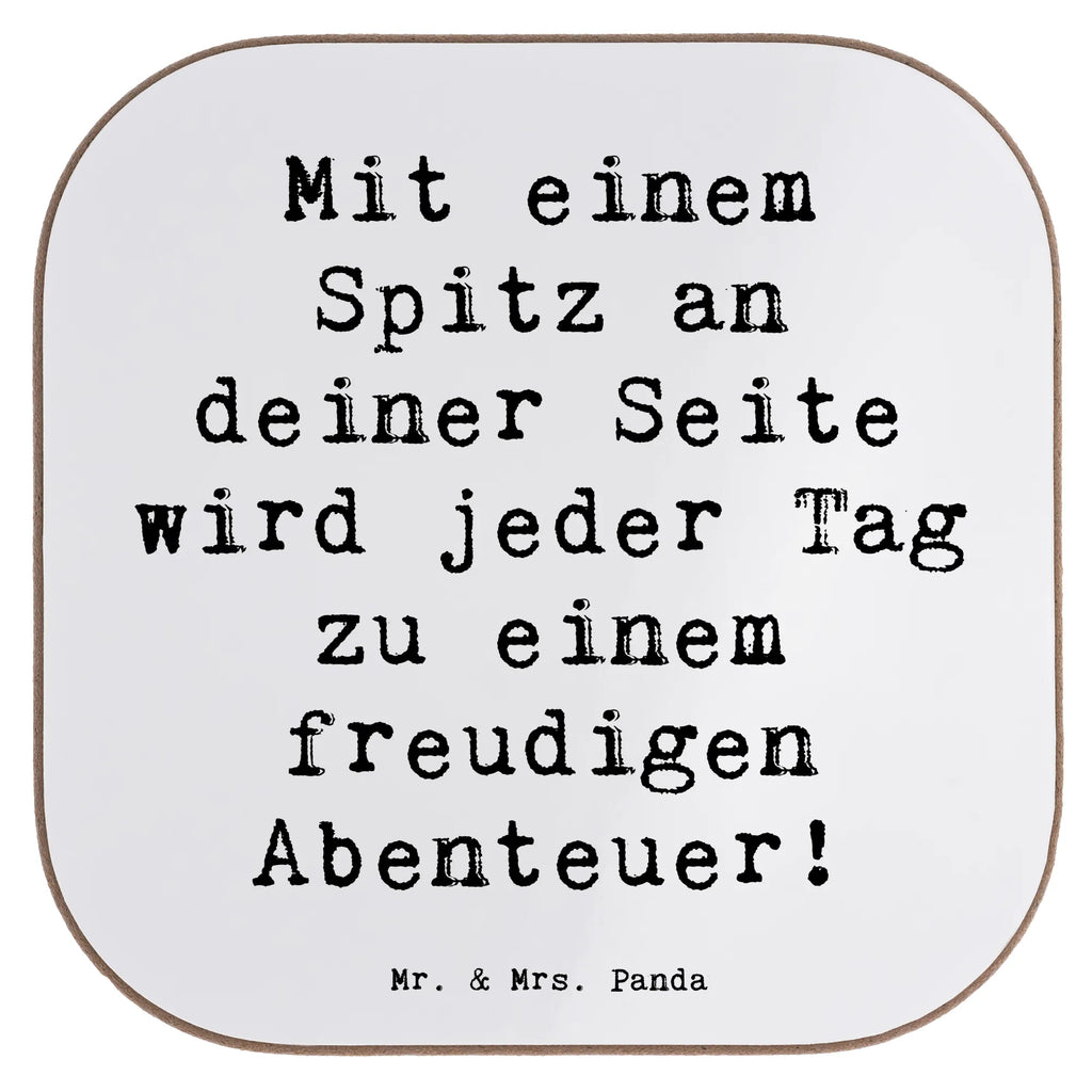 Square coaster Saying Mit einem Spitz an deiner Seite wird jeder Tag zu einem freudigen Abenteuer! Untersetzer Holz, Glasuntersetzer, Holzuntersetzer, Untersetzer Design, Untersetzer aus Holz, Untersetzer, Getränkeuntersetzer, Korkuntersetzer, Untersetzer Gläser, Untersetzer für Gläser, Bierdeckel, Tassen Untersetzer, Hund, Hunderasse, Rassehund, Hundebesitzer, Geschenk, Tierfreund, Schenken, Welpe