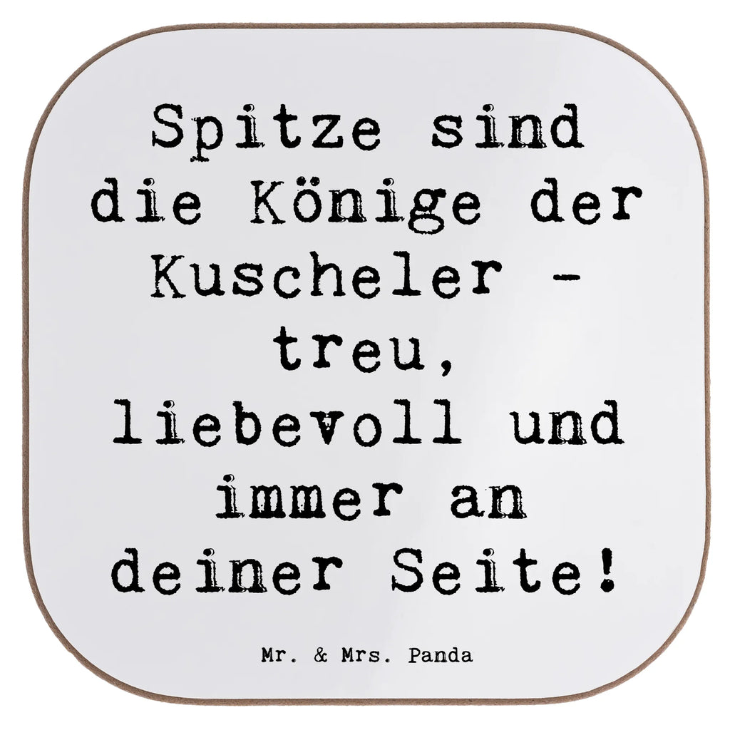 Square coaster Saying Spitze sind die Könige der Kuscheler - treu, liebevoll und immer an deiner Seite! Korkuntersetzer, Glasuntersetzer, Getränkeuntersetzer, Untersetzer aus Holz, Untersetzer, Tassen Untersetzer, Bierdeckel, Untersetzer für Gläser, Holzuntersetzer, Untersetzer Holz, Untersetzer Gläser, Untersetzer Design, Hund, Hunderasse, Rassehund, Hundebesitzer, Geschenk, Tierfreund, Schenken, Welpe