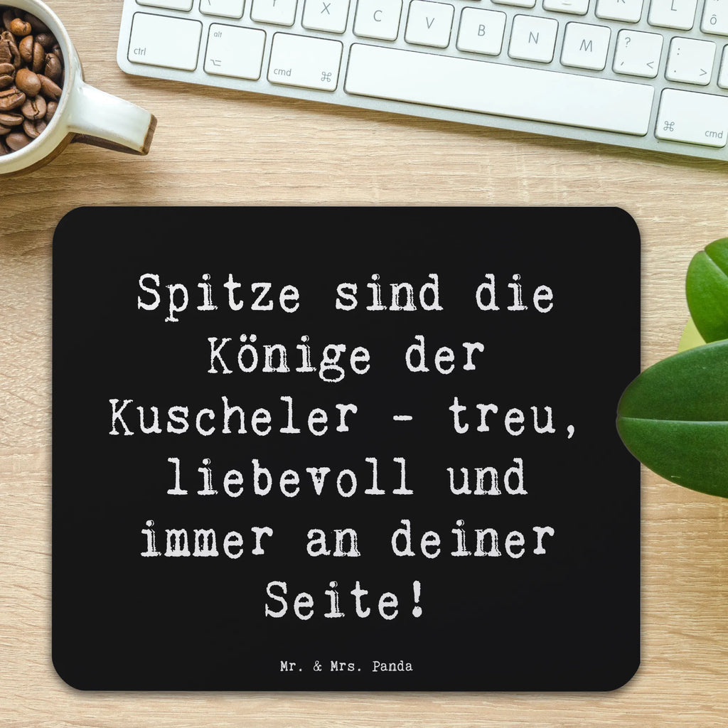 Mauspad Spruch Spitz König PC Zubehör, Arbeitszimmer, Mauspad, Mausunterlage, Designer Mauspad, Mauspad Büro, Mousepad, Einzigartiges Mauspad, Büroausstattung, Computer zubehör, Hund, Hunderasse, Rassehund, Hundebesitzer, Geschenk, Tierfreund, Schenken, Welpe