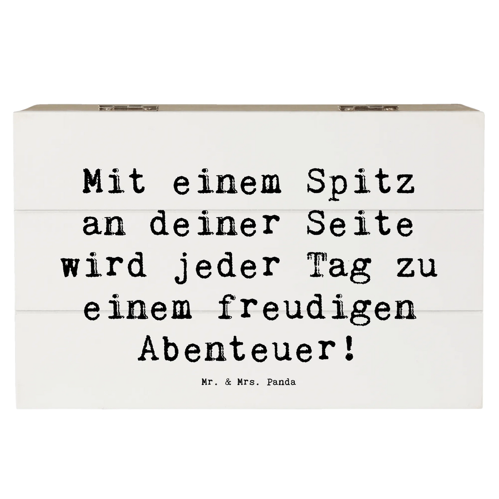 Holzkiste Spruch Freudiger Spitz XXL, Holzkiste, Erinnerungskiste, Geschenkbox, Aufbewahrungsbox, Schatzkiste, Geschenkdose, Kiste, Dekokiste, Erinnerungsbox, Schatulle, Truhe, Hund, Hunderasse, Rassehund, Hundebesitzer, Geschenk, Tierfreund, Schenken, Welpe