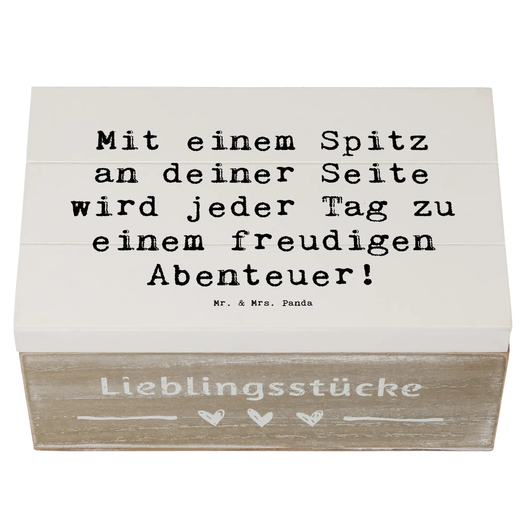 Holzkiste Spruch Freudiger Spitz XXL, Holzkiste, Erinnerungskiste, Geschenkbox, Aufbewahrungsbox, Schatzkiste, Geschenkdose, Kiste, Dekokiste, Erinnerungsbox, Schatulle, Truhe, Hund, Hunderasse, Rassehund, Hundebesitzer, Geschenk, Tierfreund, Schenken, Welpe