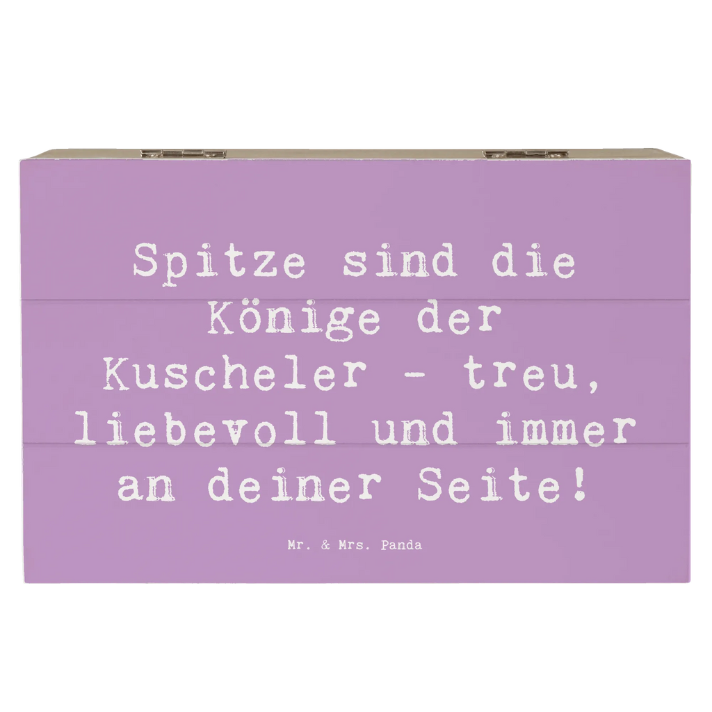 Wooden chest Saying Spitze sind die Könige der Kuscheler - treu, liebevoll und immer an deiner Seite! Dekokiste, Geschenkbox, Erinnerungsbox, Geschenkdose, Holzkiste, XXL, Schatzkiste, Schatulle, Kiste, Truhe, Erinnerungskiste, Aufbewahrungsbox, Hund, Hunderasse, Rassehund, Hundebesitzer, Geschenk, Tierfreund, Schenken, Welpe