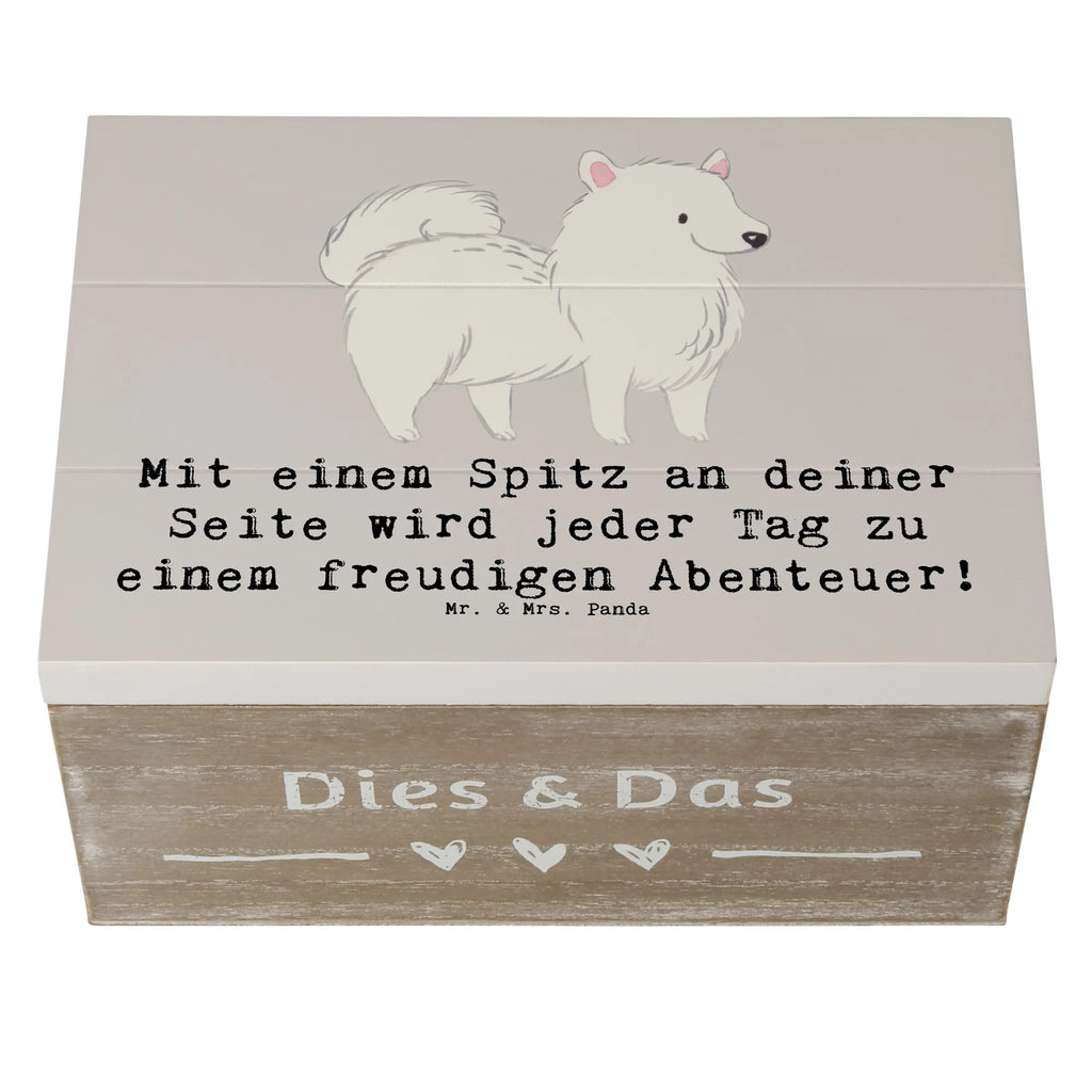 Holzkiste Freudiger Spitz Holzkiste, Kiste, Erinnerungsbox, Schatzkiste, Geschenkdose, Schatulle, Geschenkbox, Aufbewahrungsbox, Dekokiste, Truhe, XXL, Erinnerungskiste, Hund, Hunderasse, Rassehund, Hundebesitzer, Geschenk, Tierfreund, Schenken, Welpe