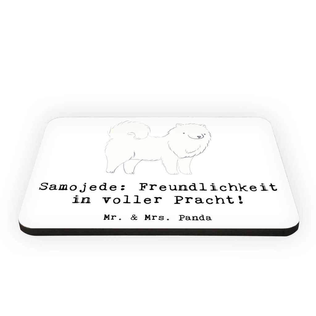 Magnet Samojede: Freundlichkeit in voller Pracht! Motivmagnete, Kühlschrankmagnet, Souvenir Magnet, Notiz Magnet, Dekomagnet, Pinnwandmagnet, Kühlschrank Dekoration, Whiteboard Magnet, Hund, Hunderasse, Rassehund, Hundebesitzer, Geschenk, Tierfreund, Schenken, Welpe