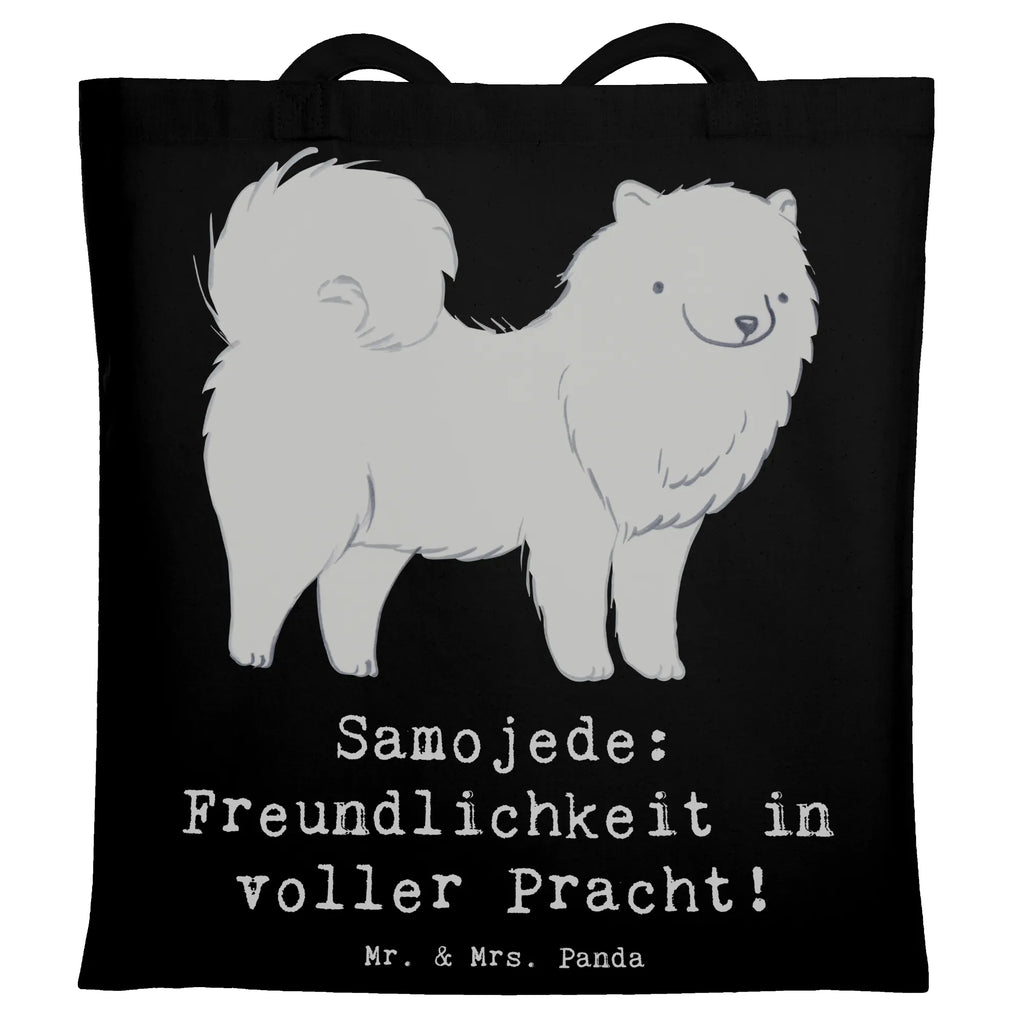 Tote bag Samojede: Freundlichkeit in voller Pracht! Schultertasche, Shopper, Umhängetasche, Einkaufstüte, Jutetasche, Stoffbeutel, Badetasche, Strandtasche, Tragetasche, Beuteltasche, Tasche, Jutebeutel, Beutel, Laptoptasche, Stofftasche, Einkaufstasche, Hund, Hunderasse, Rassehund, Hundebesitzer, Geschenk, Tierfreund, Schenken, Welpe