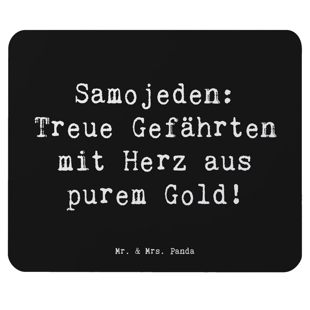 Mouse mat Saying Samojeden: Treue Gefährten mit Herz aus purem Gold! Arbeitszimmer, Mauspad, Mausunterlage, Designer Mauspad, PC Zubehör, Mousepad, Einzigartiges Mauspad, Büroausstattung, Mauspad Büro, Computer zubehör, Hund, Hunderasse, Rassehund, Hundebesitzer, Geschenk, Tierfreund, Schenken, Welpe