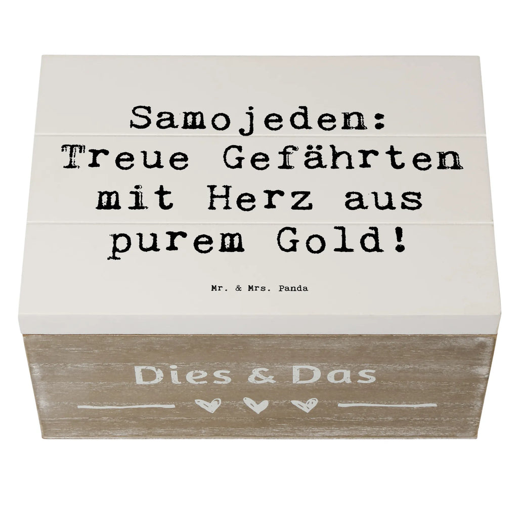 Holzkiste Spruch Samojede Herz Truhe, Erinnerungsbox, Erinnerungskiste, Geschenkbox, Schatzkiste, Kiste, Holzkiste, XXL, Geschenkdose, Dekokiste, Schatulle, Aufbewahrungsbox, Hund, Hunderasse, Rassehund, Hundebesitzer, Geschenk, Tierfreund, Schenken, Welpe