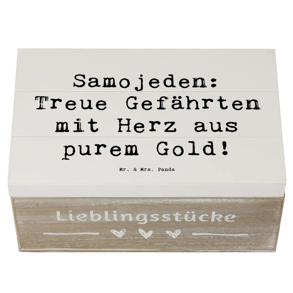 Holzkiste Spruch Samojede Herz Truhe, Erinnerungsbox, Erinnerungskiste, Geschenkbox, Schatzkiste, Kiste, Holzkiste, XXL, Geschenkdose, Dekokiste, Schatulle, Aufbewahrungsbox, Hund, Hunderasse, Rassehund, Hundebesitzer, Geschenk, Tierfreund, Schenken, Welpe