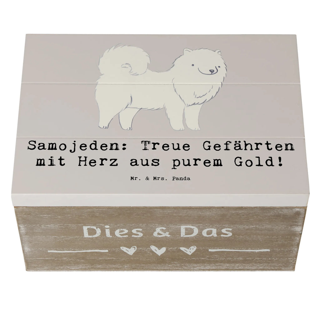 Holzkiste Samojede Herz Kiste, Truhe, Aufbewahrungsbox, XXL, Schatzkiste, Holzkiste, Dekokiste, Schatulle, Erinnerungskiste, Geschenkdose, Erinnerungsbox, Geschenkbox, Hund, Hunderasse, Rassehund, Hundebesitzer, Geschenk, Tierfreund, Schenken, Welpe