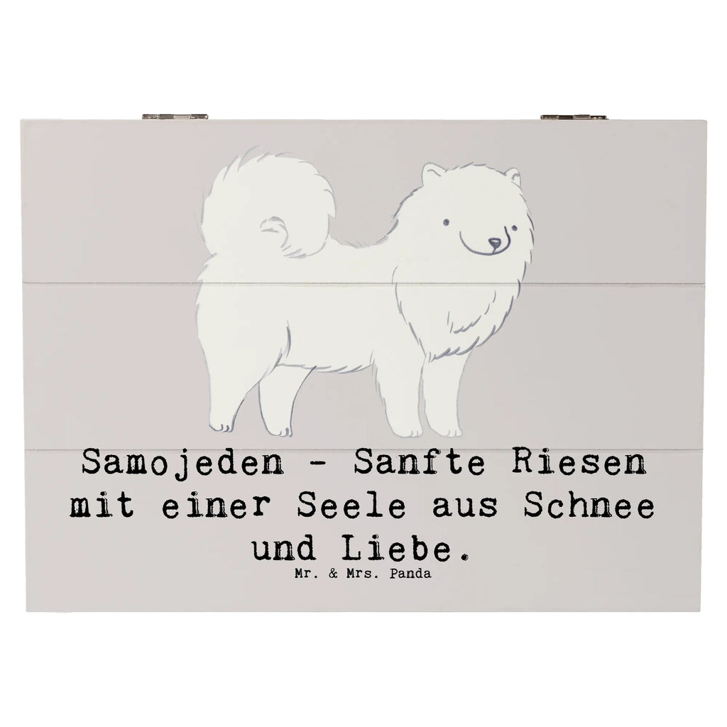 Holzkiste Samojede Liebe Schatzkiste, Erinnerungsbox, Kiste, Geschenkdose, Erinnerungskiste, Geschenkbox, Dekokiste, Holzkiste, XXL, Aufbewahrungsbox, Truhe, Schatulle, Hund, Hunderasse, Rassehund, Hundebesitzer, Geschenk, Tierfreund, Schenken, Welpe