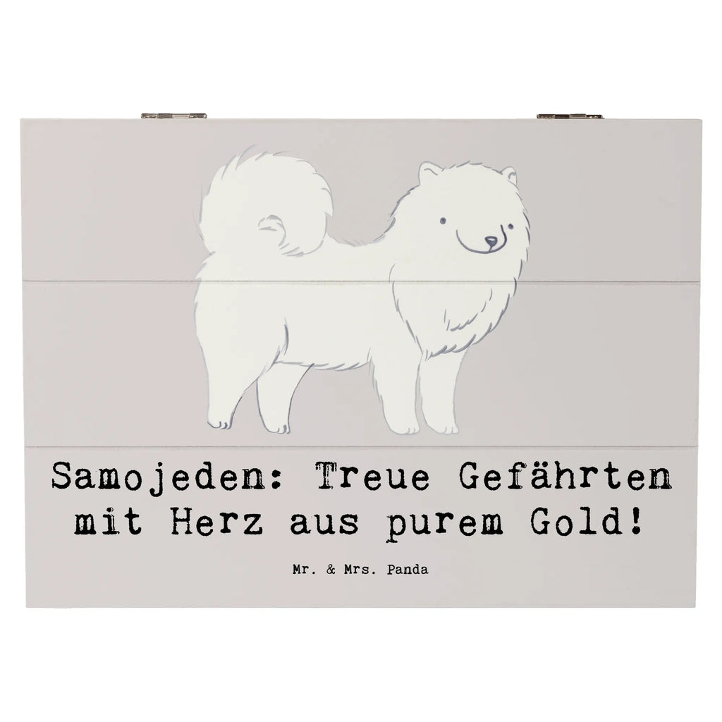 Holzkiste Samojede Herz Kiste, Truhe, Aufbewahrungsbox, XXL, Schatzkiste, Holzkiste, Dekokiste, Schatulle, Erinnerungskiste, Geschenkdose, Erinnerungsbox, Geschenkbox, Hund, Hunderasse, Rassehund, Hundebesitzer, Geschenk, Tierfreund, Schenken, Welpe